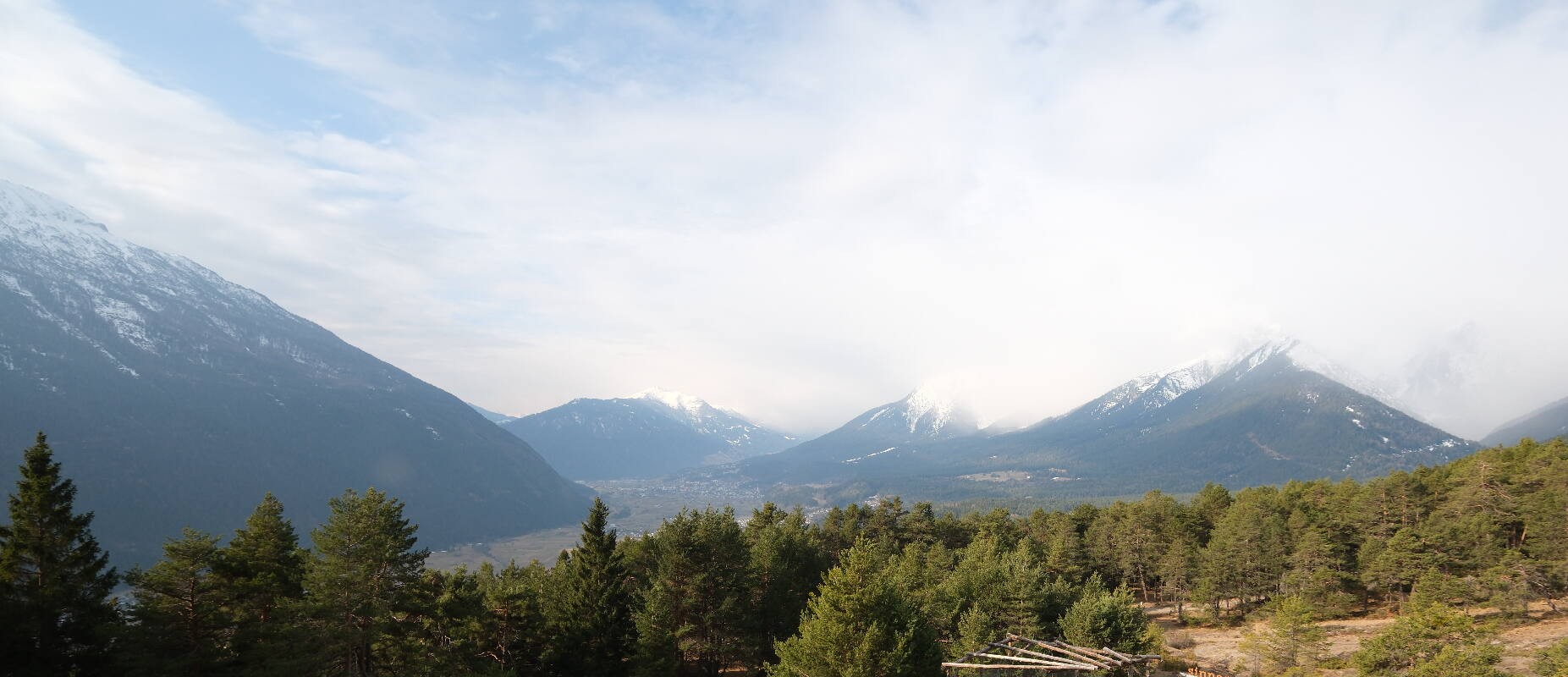 Archiv Foto Webcam Tarrenz - Blick vom Kappakreuz auf Imst