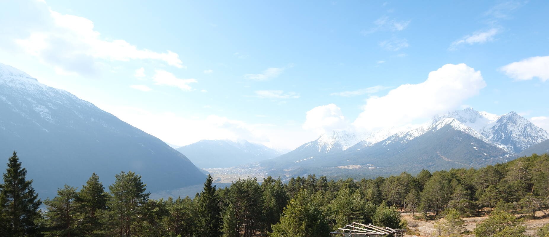 Archiv Foto Webcam Tarrenz - Blick vom Kappakreuz auf Imst