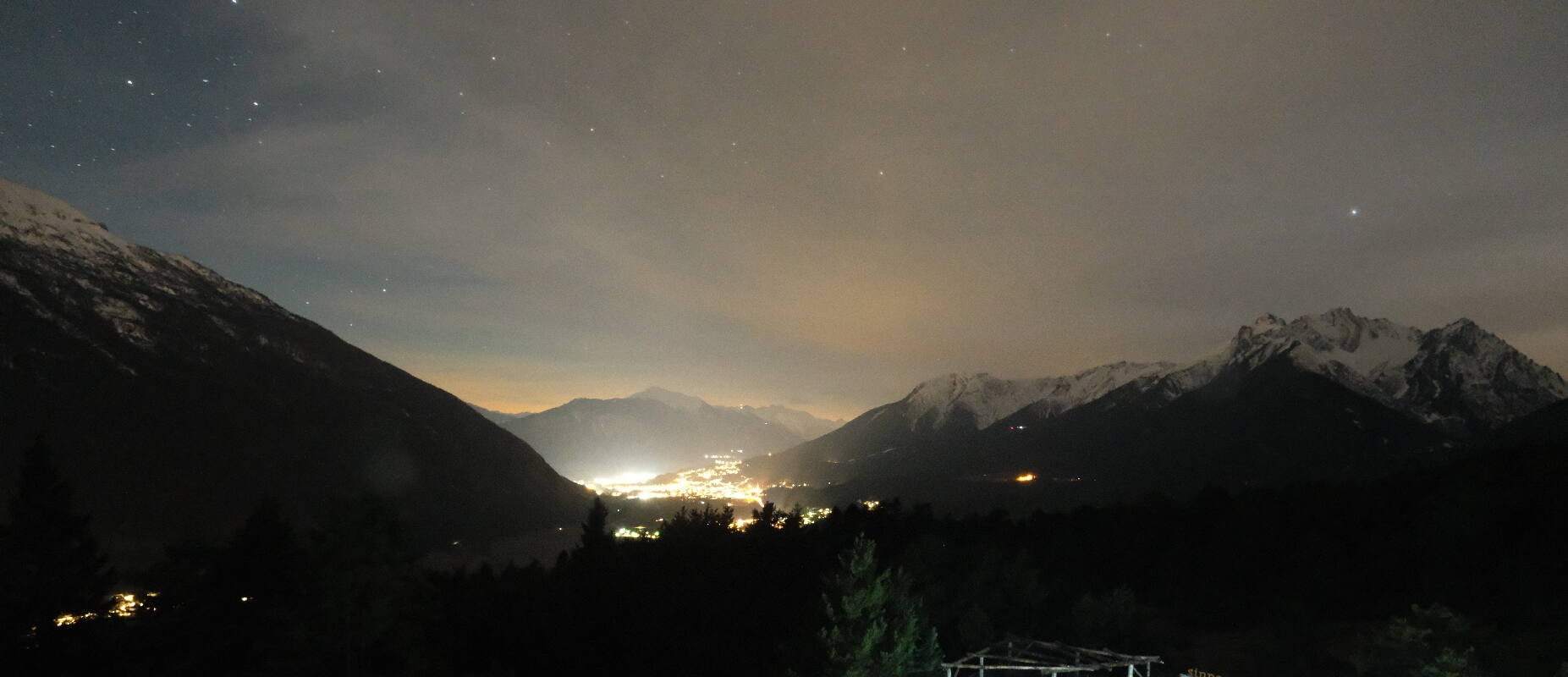 Archiv Foto Webcam Tarrenz - Blick vom Kappakreuz auf Imst