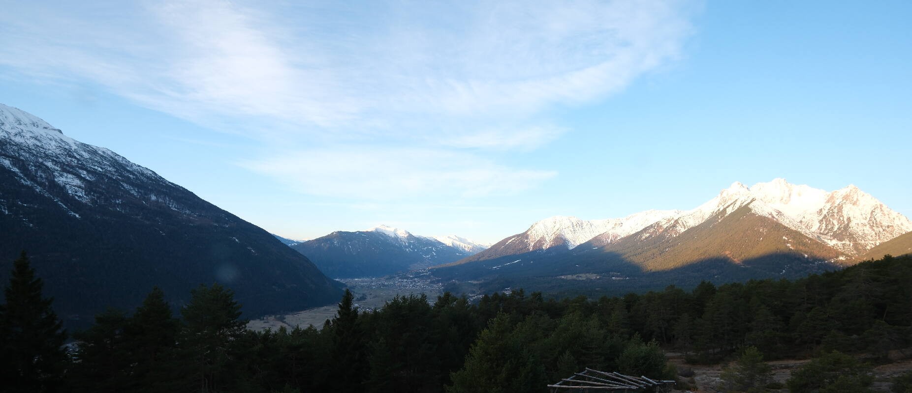 Archiv Foto Webcam Tarrenz - Blick vom Kappakreuz auf Imst