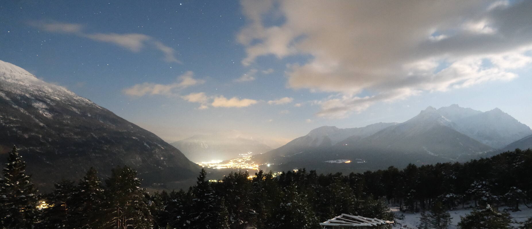 Archived image Webcam Tarrenz - View from Kappakreuz to Imst