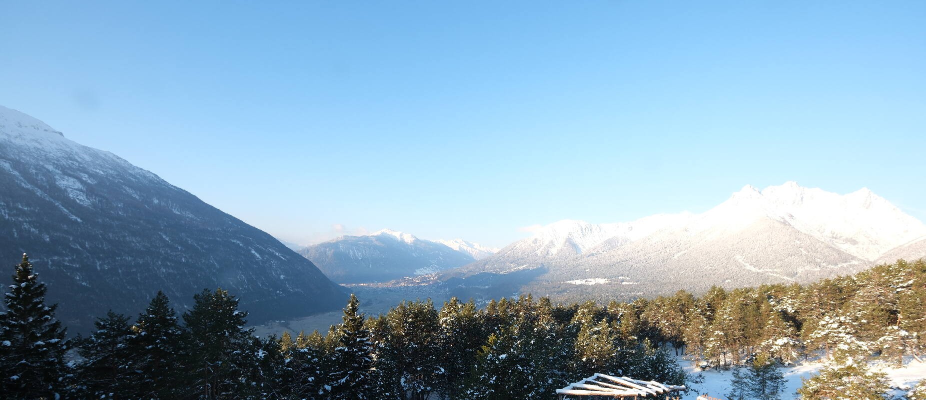 Archived image Webcam Tarrenz - View from Kappakreuz to Imst