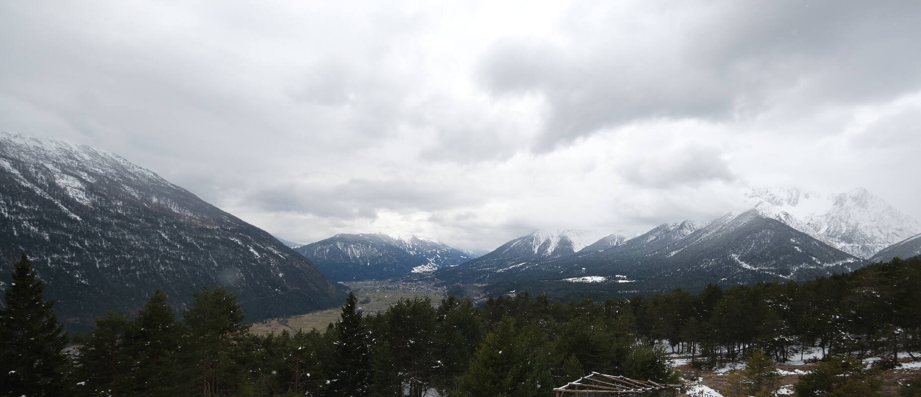 Archiv Foto Webcam Tarrenz - Blick vom Kappakreuz auf Imst