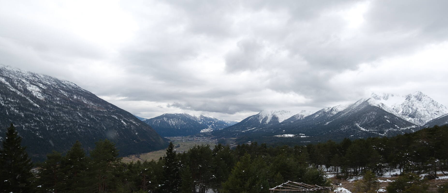 Archiv Foto Webcam Tarrenz - Blick vom Kappakreuz auf Imst
