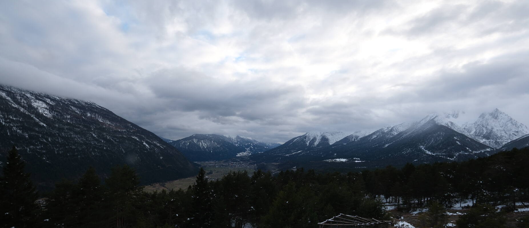 Archiv Foto Webcam Tarrenz - Blick vom Kappakreuz auf Imst