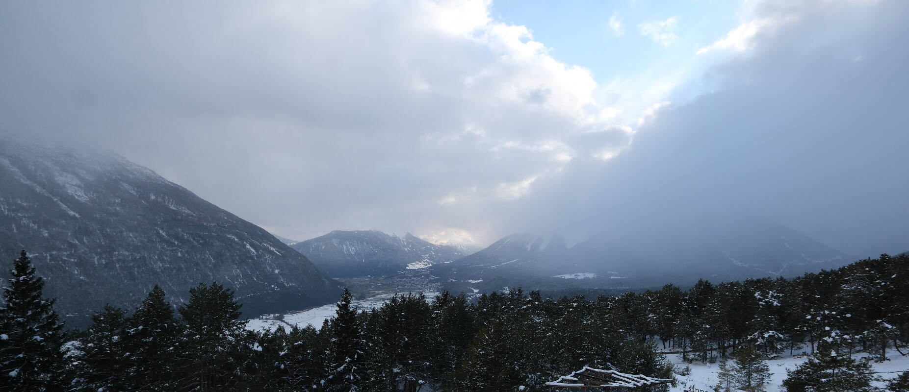 Archiv Foto Webcam Tarrenz - Blick vom Kappakreuz auf Imst