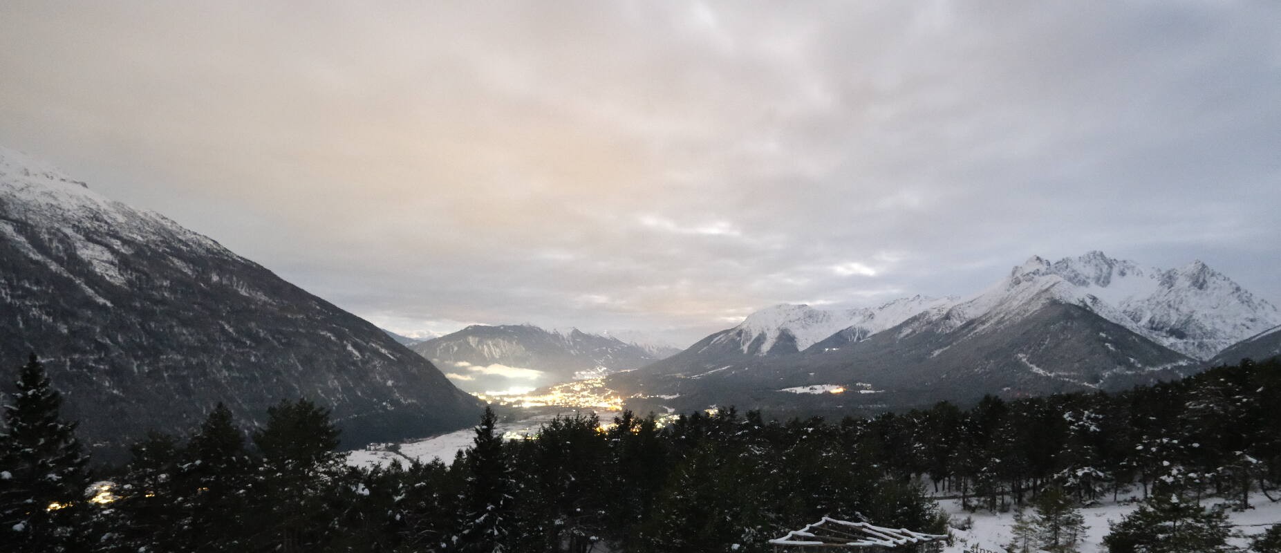 Archived image Webcam Tarrenz - View from Kappakreuz to Imst
