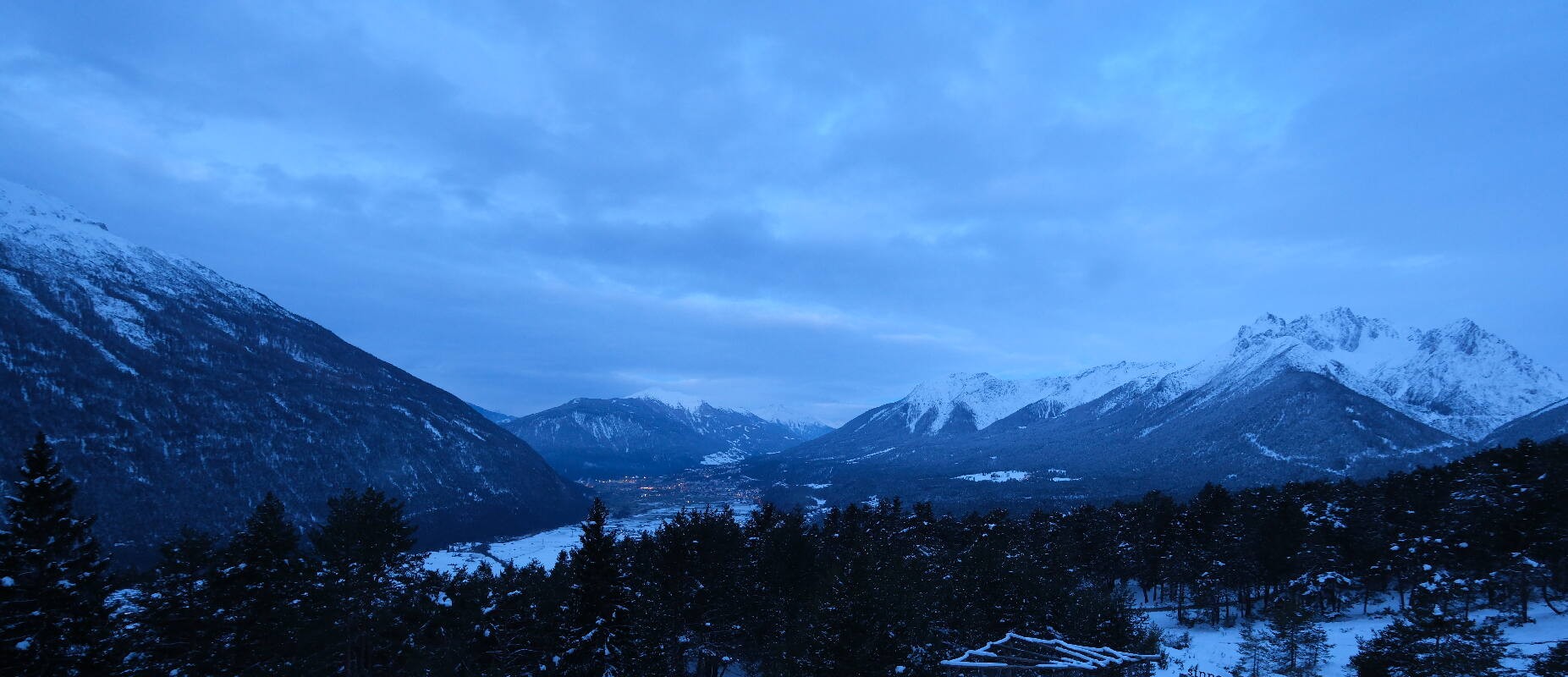 Archived image Webcam Tarrenz - View from Kappakreuz to Imst