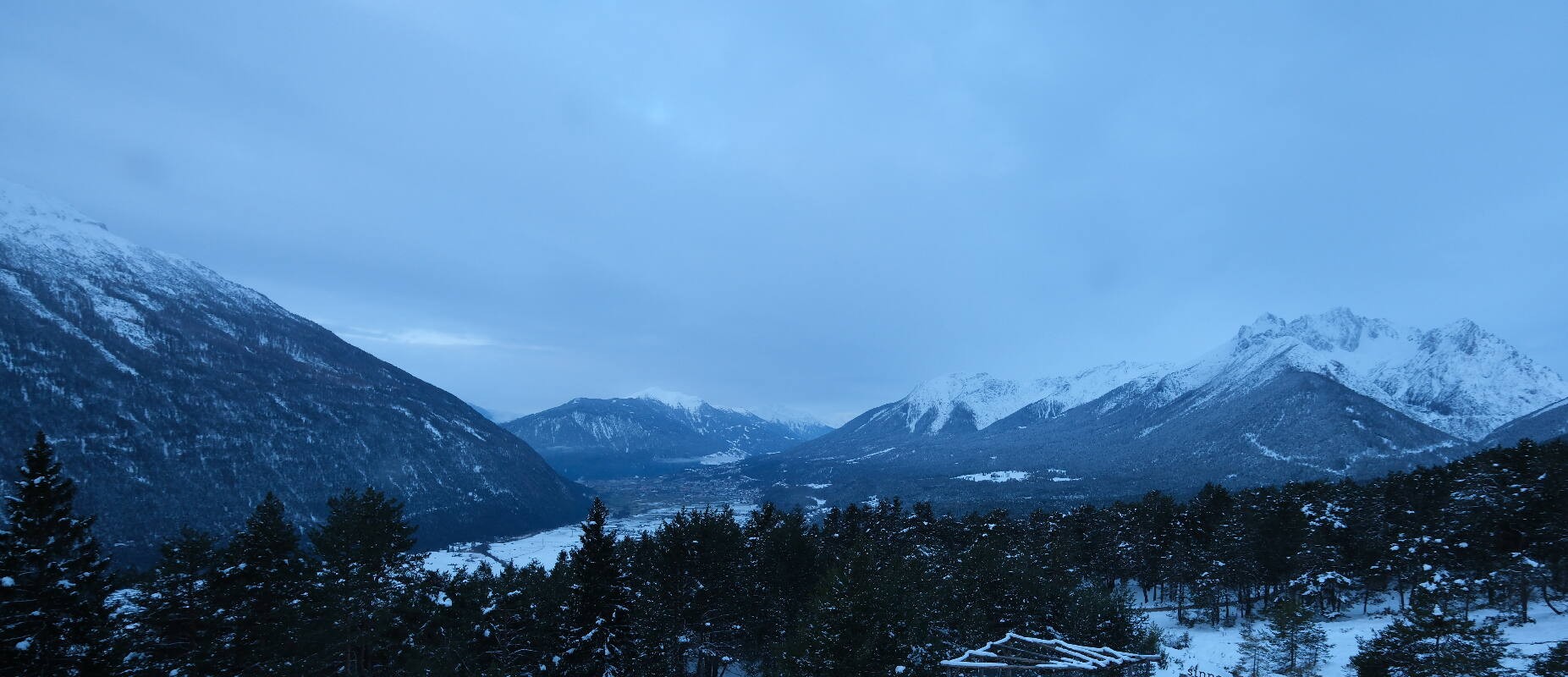 Archived image Webcam Tarrenz - View from Kappakreuz to Imst