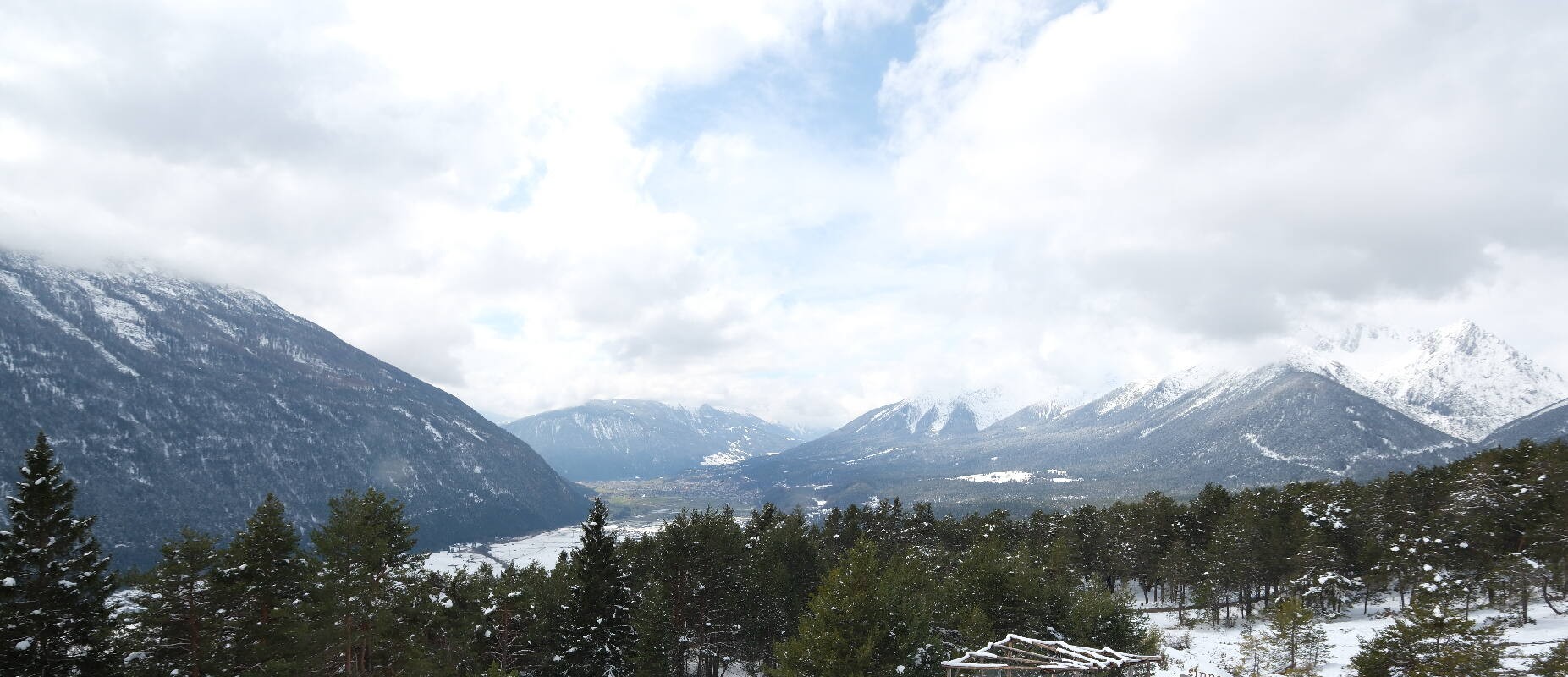 Archived image Webcam Tarrenz - View from Kappakreuz to Imst
