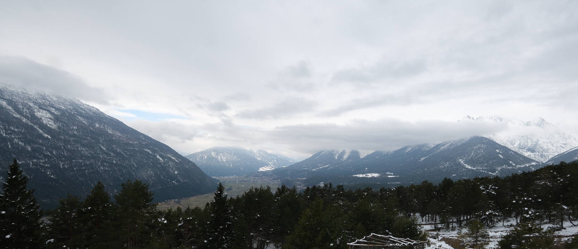 Archiv Foto Webcam Tarrenz - Blick vom Kappakreuz auf Imst