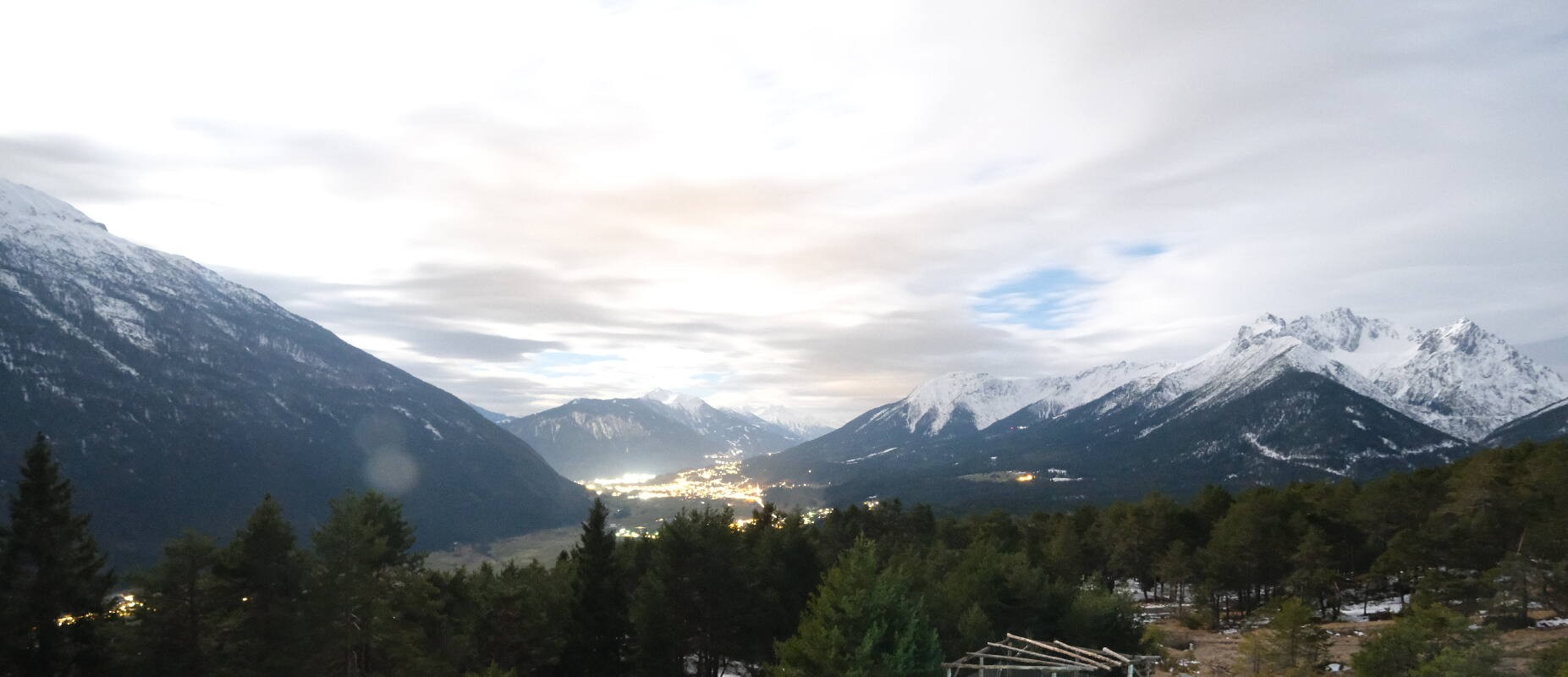 Archiv Foto Webcam Tarrenz - Blick vom Kappakreuz auf Imst