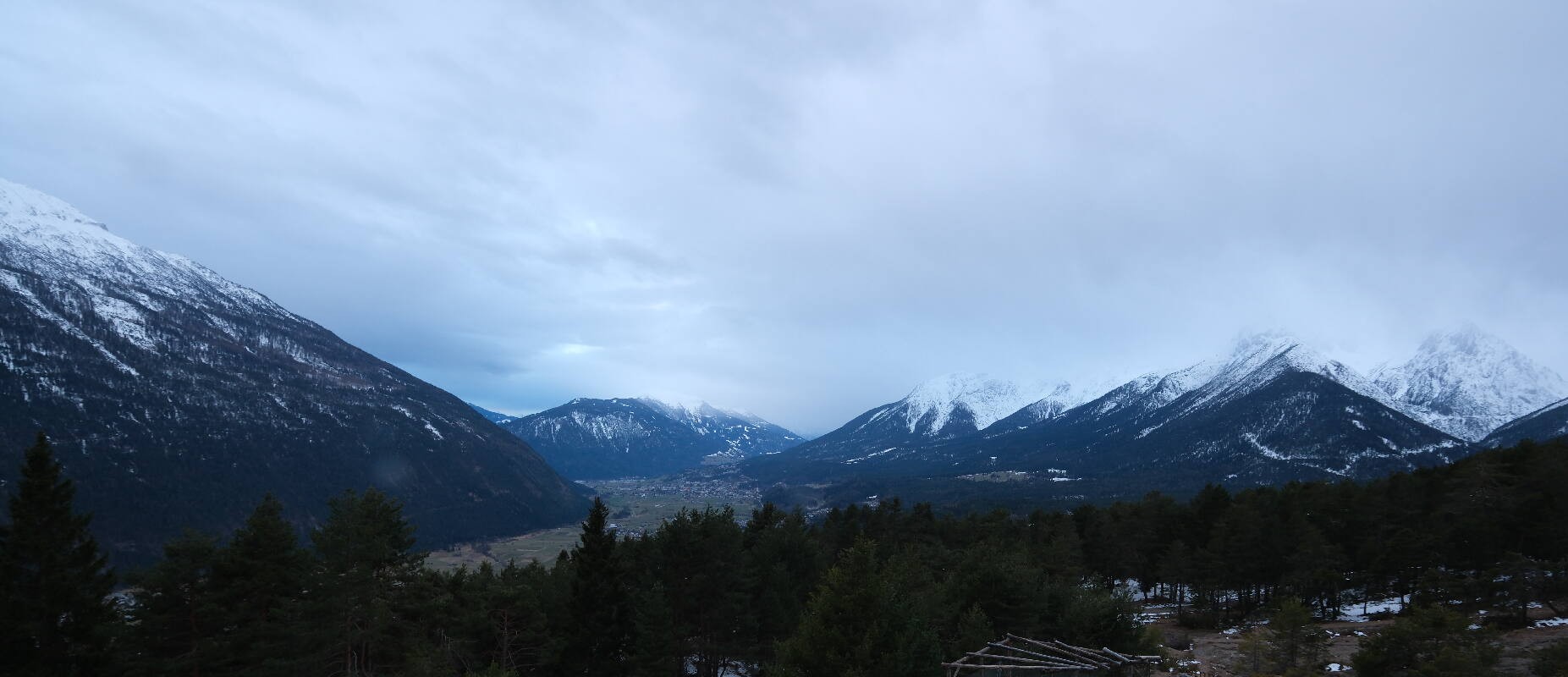 Archiv Foto Webcam Tarrenz - Blick vom Kappakreuz auf Imst