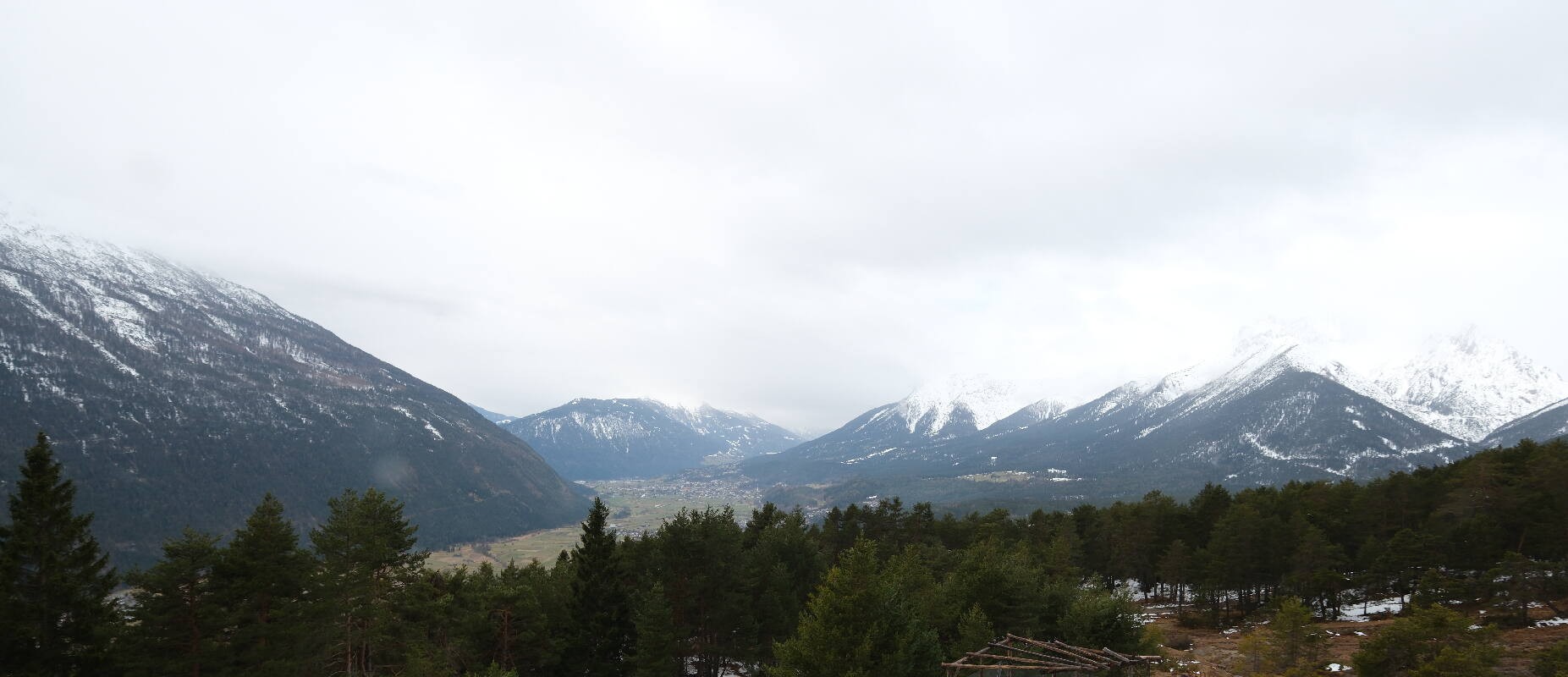 Archiv Foto Webcam Tarrenz - Blick vom Kappakreuz auf Imst