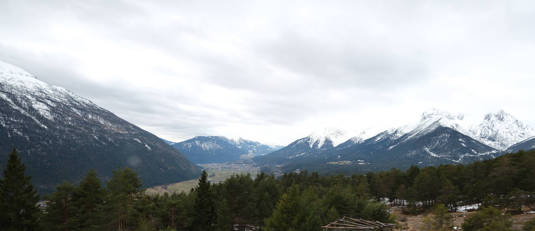 Archiv Foto Webcam Tarrenz - Blick vom Kappakreuz auf Imst
