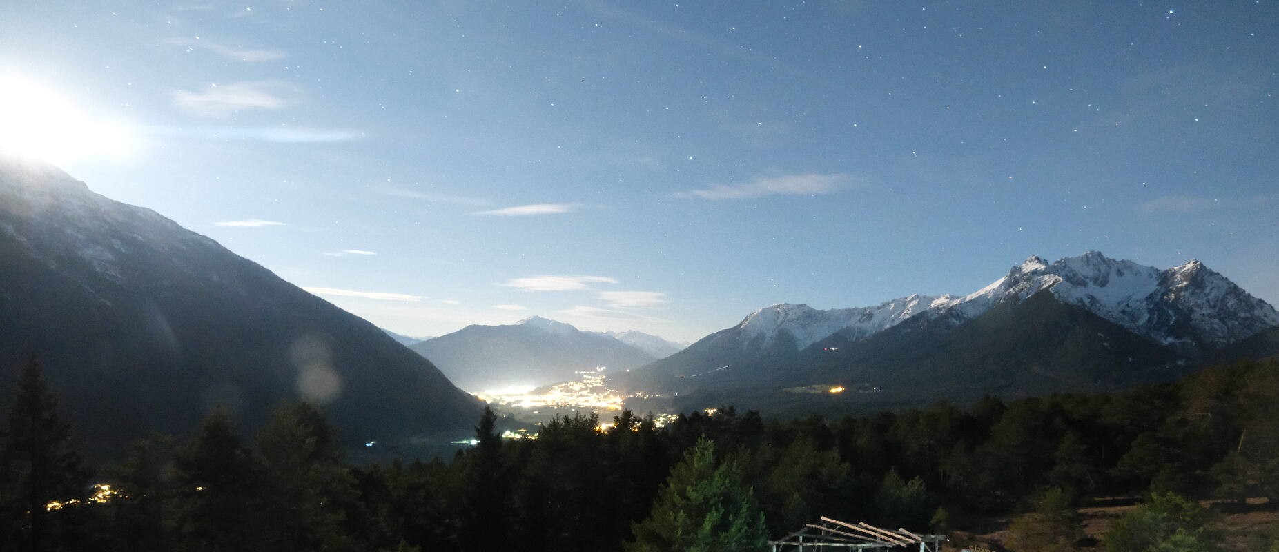 Archiv Foto Webcam Tarrenz - Blick vom Kappakreuz auf Imst