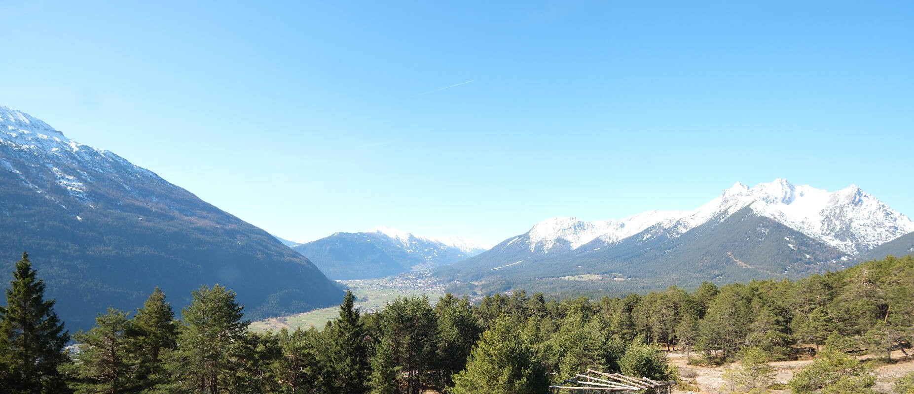 Archiv Foto Webcam Tarrenz - Blick vom Kappakreuz auf Imst