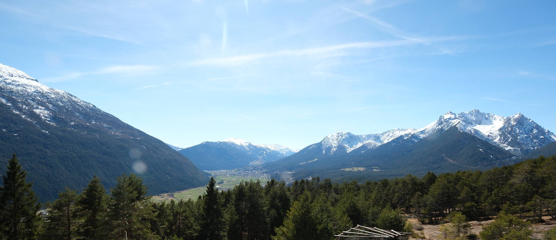 Archiv Foto Webcam Tarrenz - Blick vom Kappakreuz auf Imst