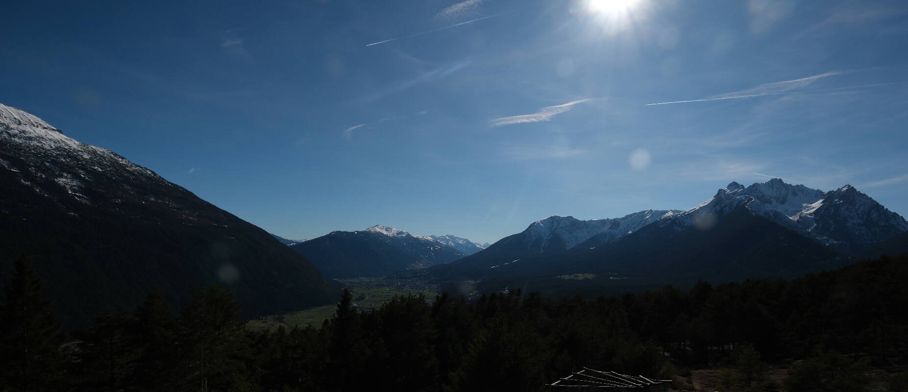 Archived image Webcam Tarrenz - View from Kappakreuz to Imst