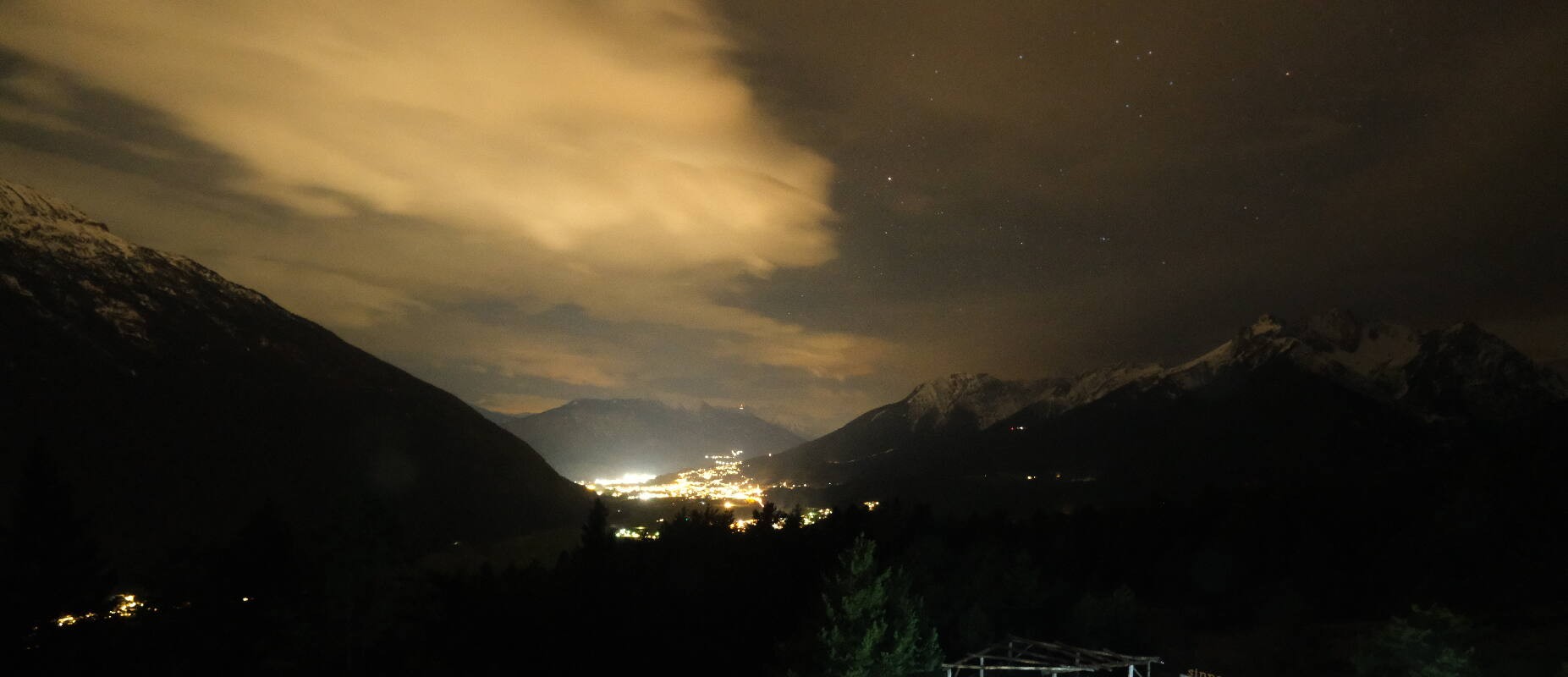 Archiv Foto Webcam Tarrenz - Blick vom Kappakreuz auf Imst