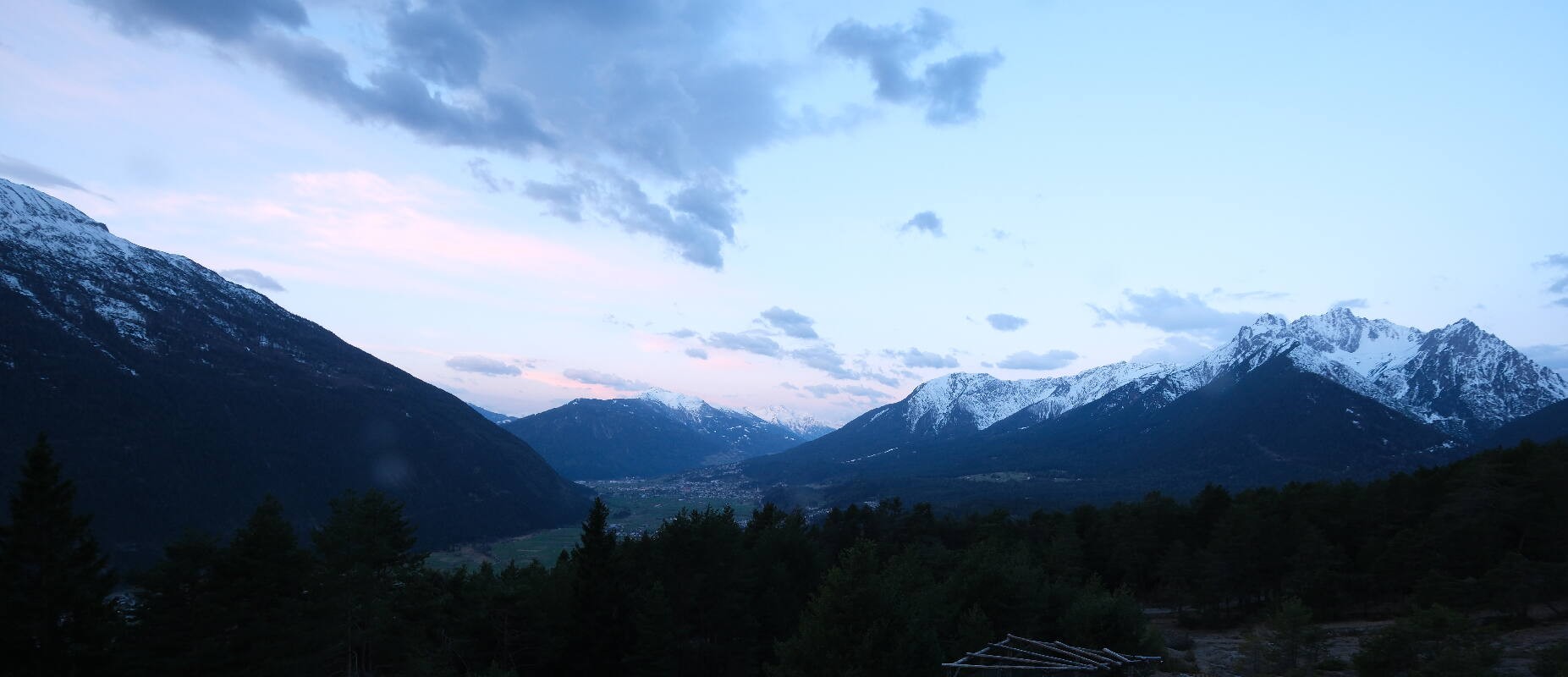 Archiv Foto Webcam Tarrenz - Blick vom Kappakreuz auf Imst