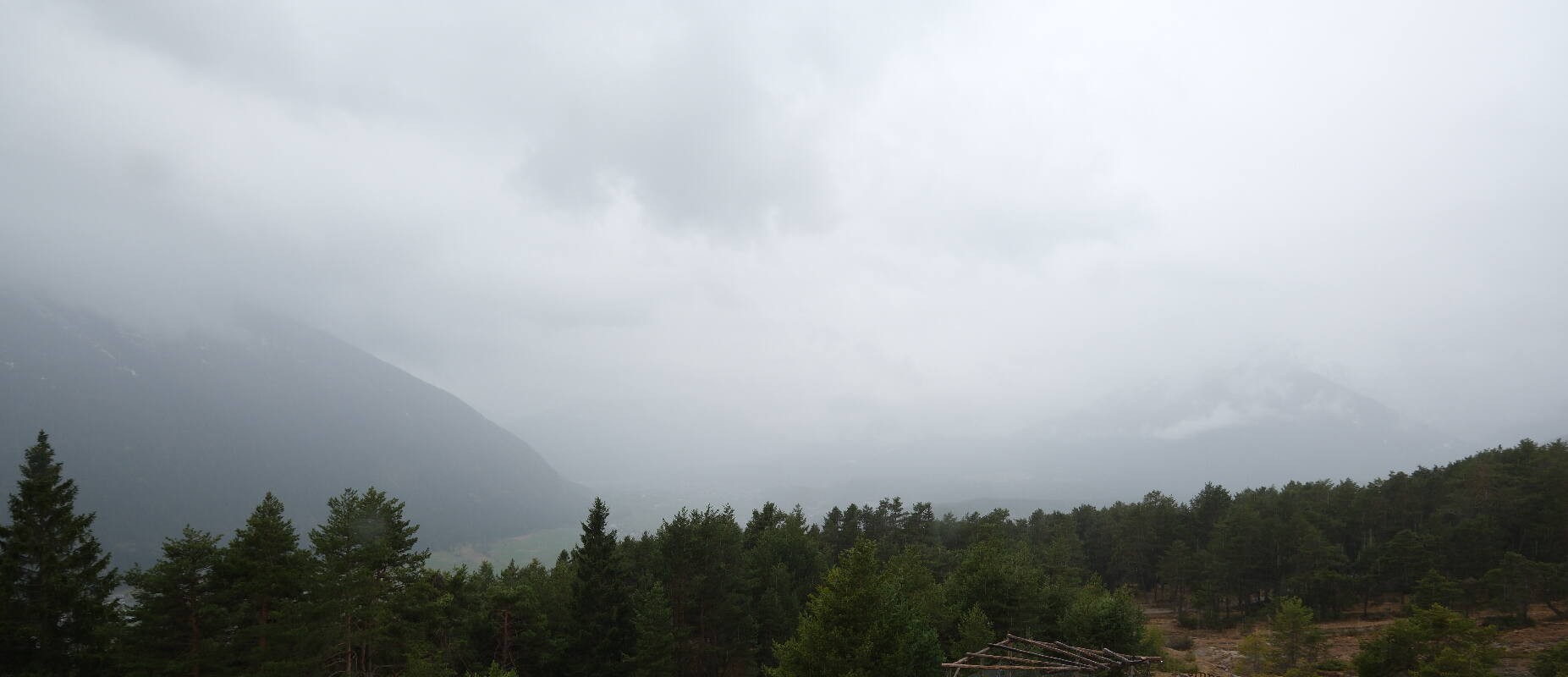 Archiv Foto Webcam Tarrenz - Blick vom Kappakreuz auf Imst