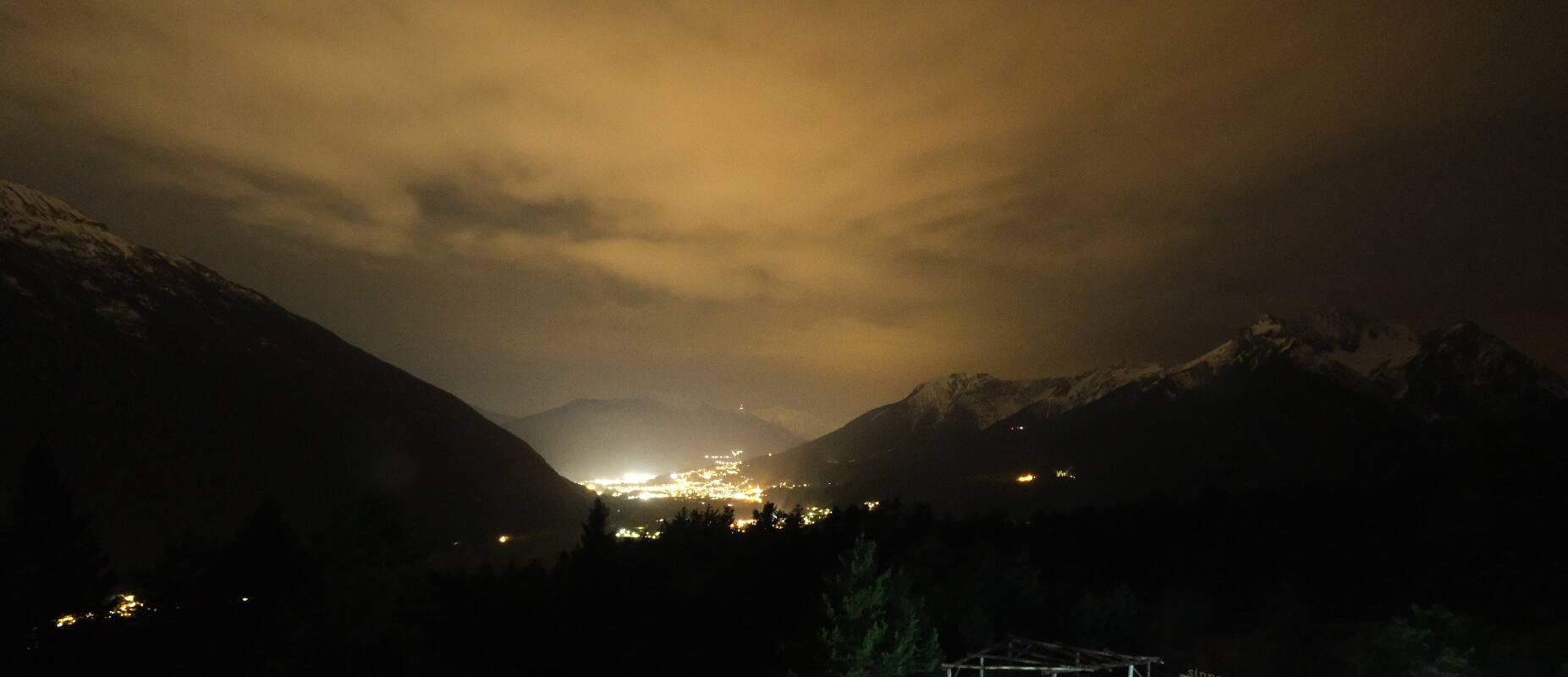 Archiv Foto Webcam Tarrenz - Blick vom Kappakreuz auf Imst