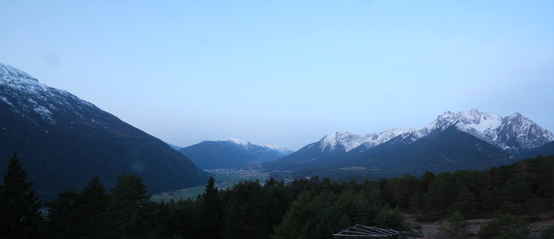 Archiv Foto Webcam Tarrenz - Blick vom Kappakreuz auf Imst