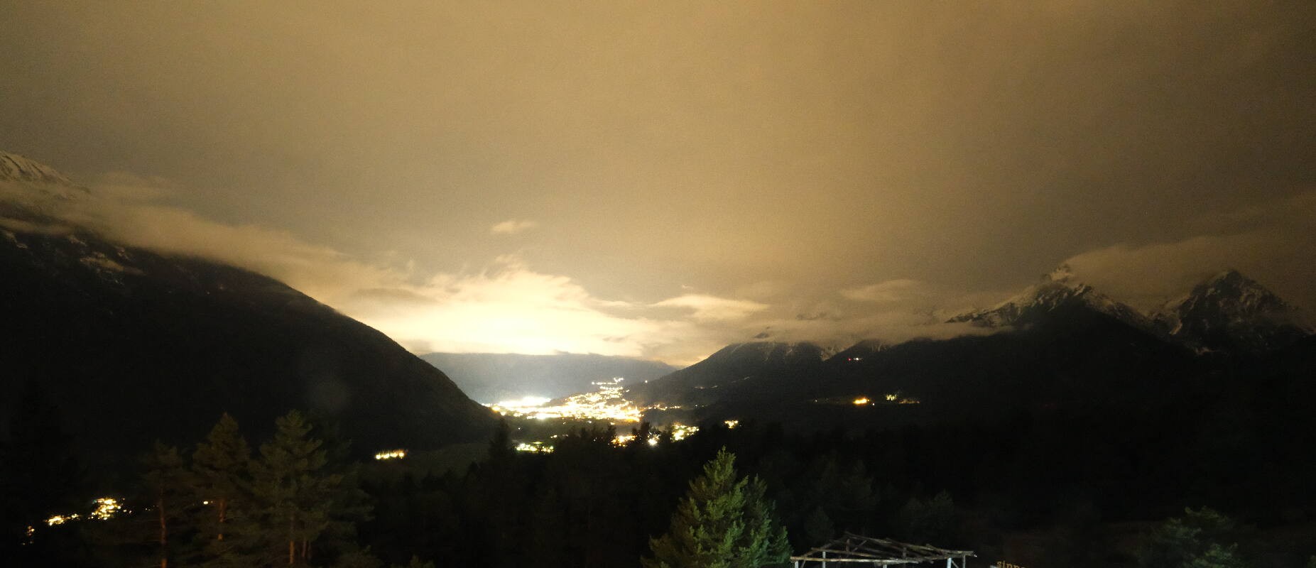 Archiv Foto Webcam Tarrenz - Blick vom Kappakreuz auf Imst