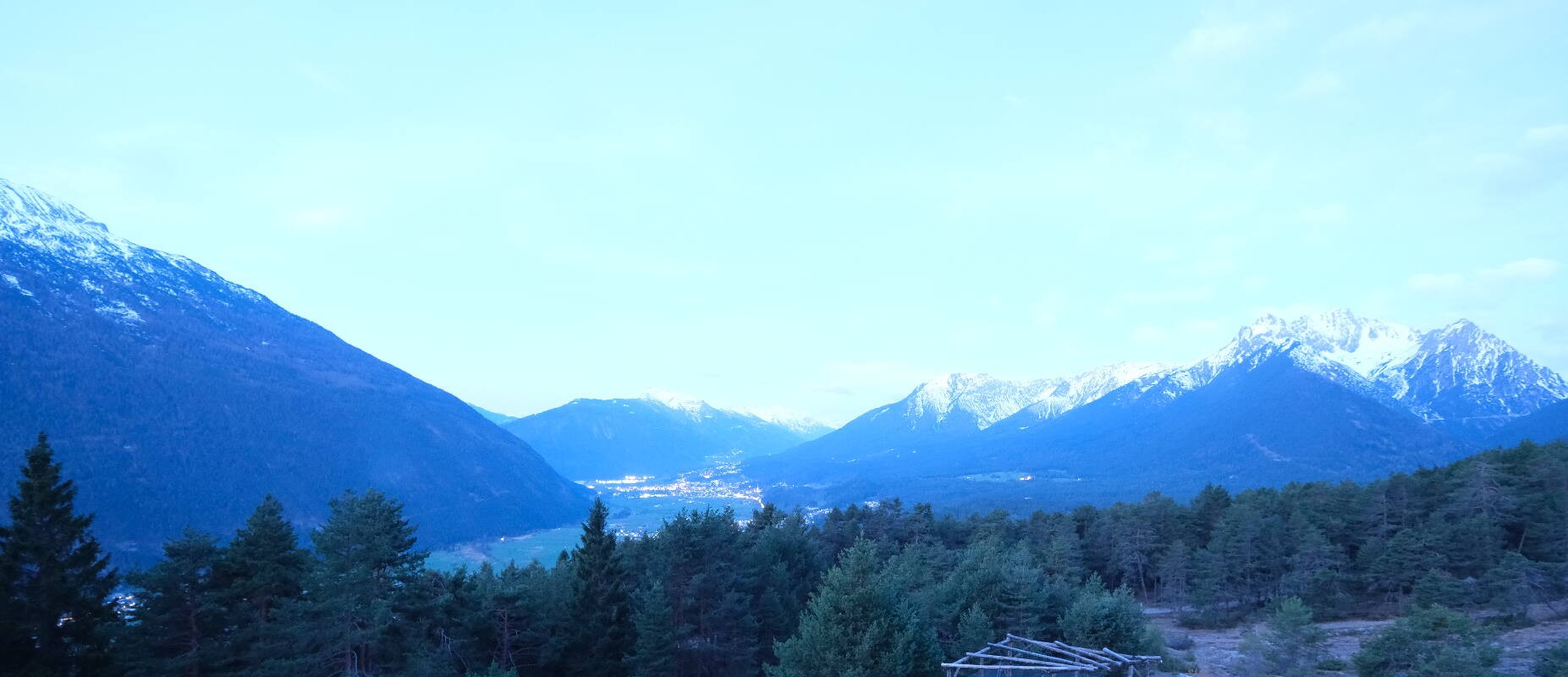 Archiv Foto Webcam Tarrenz - Blick vom Kappakreuz auf Imst