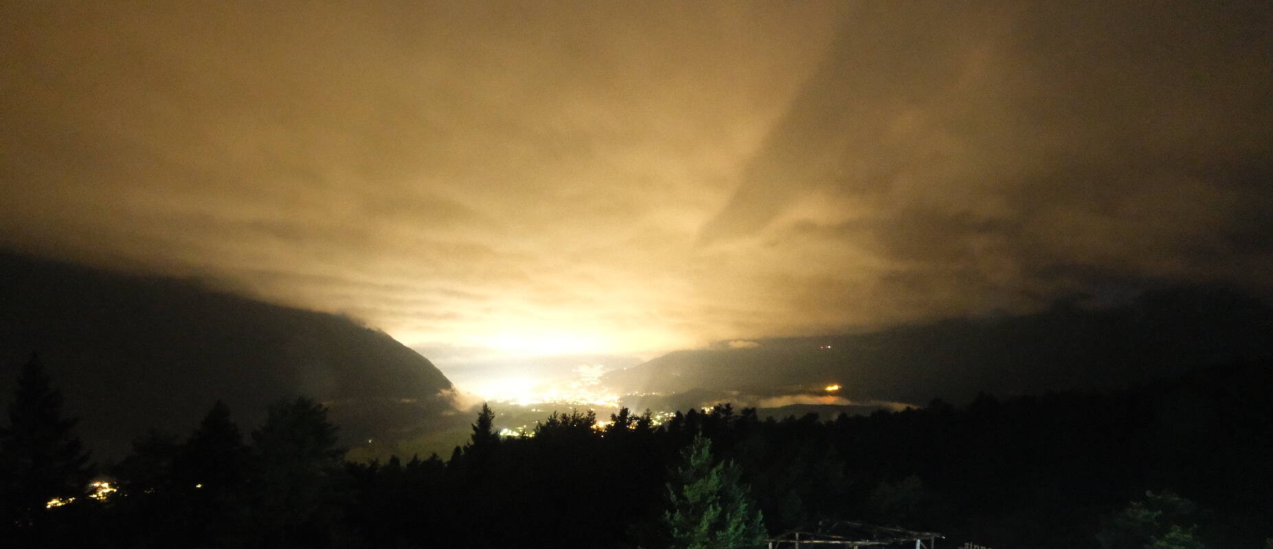 Archiv Foto Webcam Tarrenz - Blick vom Kappakreuz auf Imst