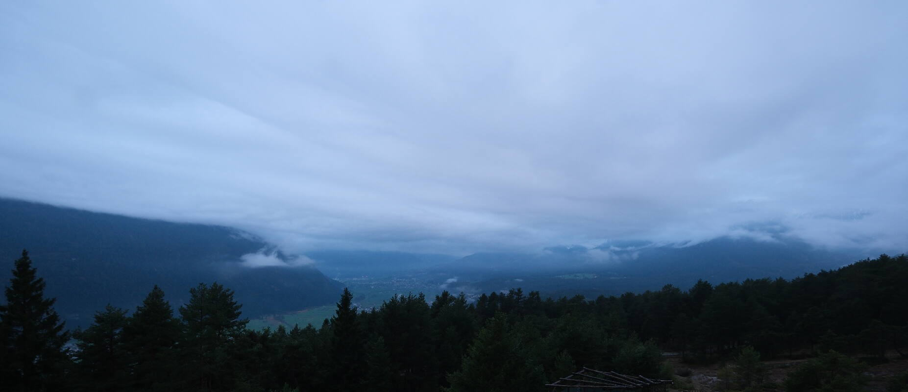 Archiv Foto Webcam Tarrenz - Blick vom Kappakreuz auf Imst
