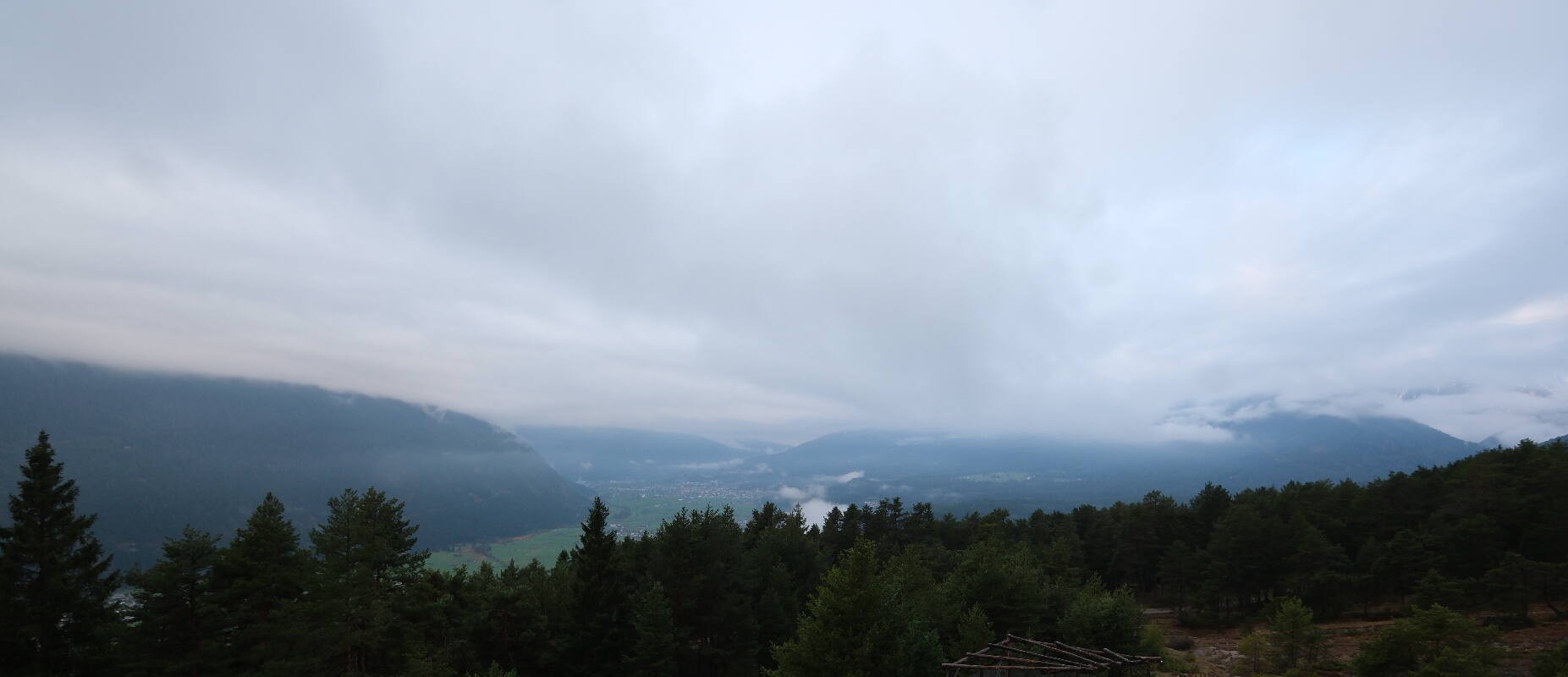 Archiv Foto Webcam Tarrenz - Blick vom Kappakreuz auf Imst