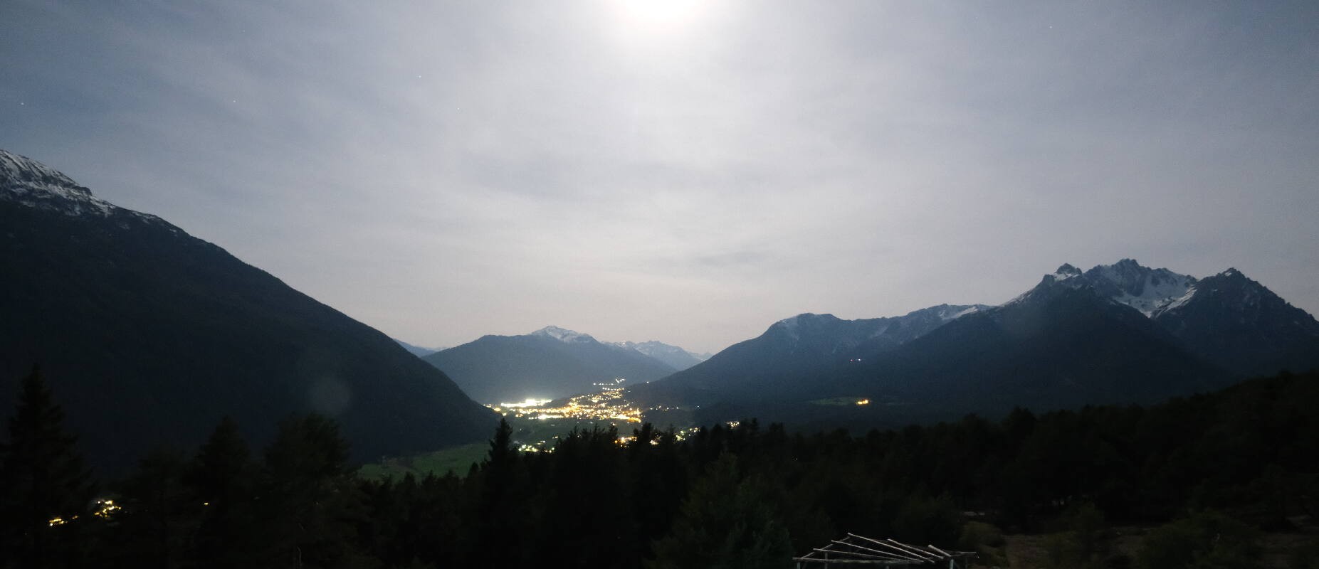 Archiv Foto Webcam Tarrenz - Blick vom Kappakreuz auf Imst