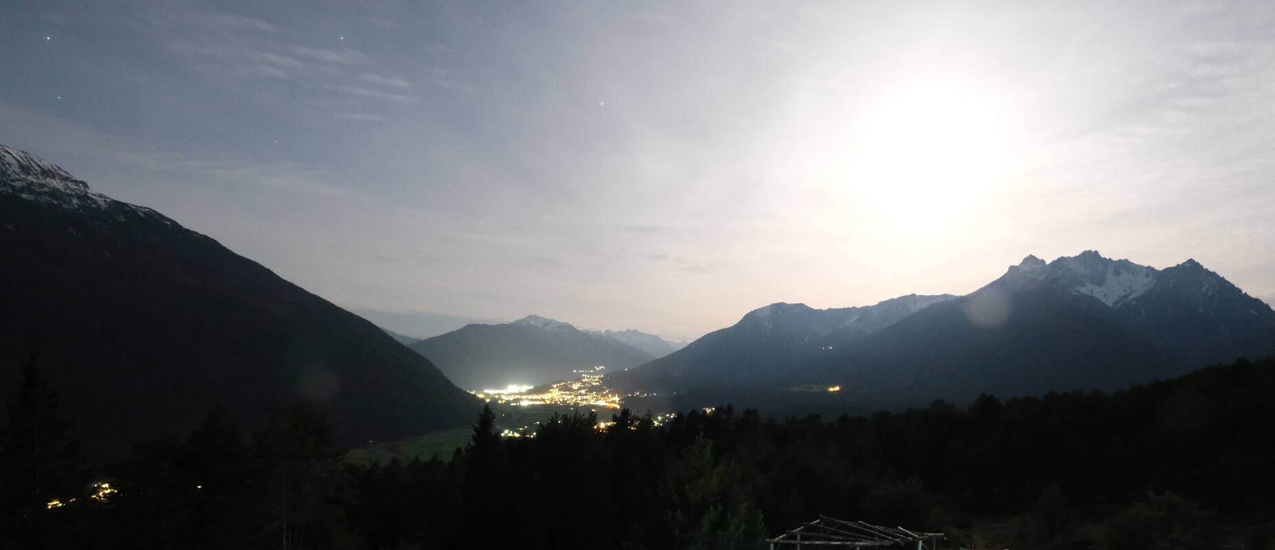 Archiv Foto Webcam Tarrenz - Blick vom Kappakreuz auf Imst