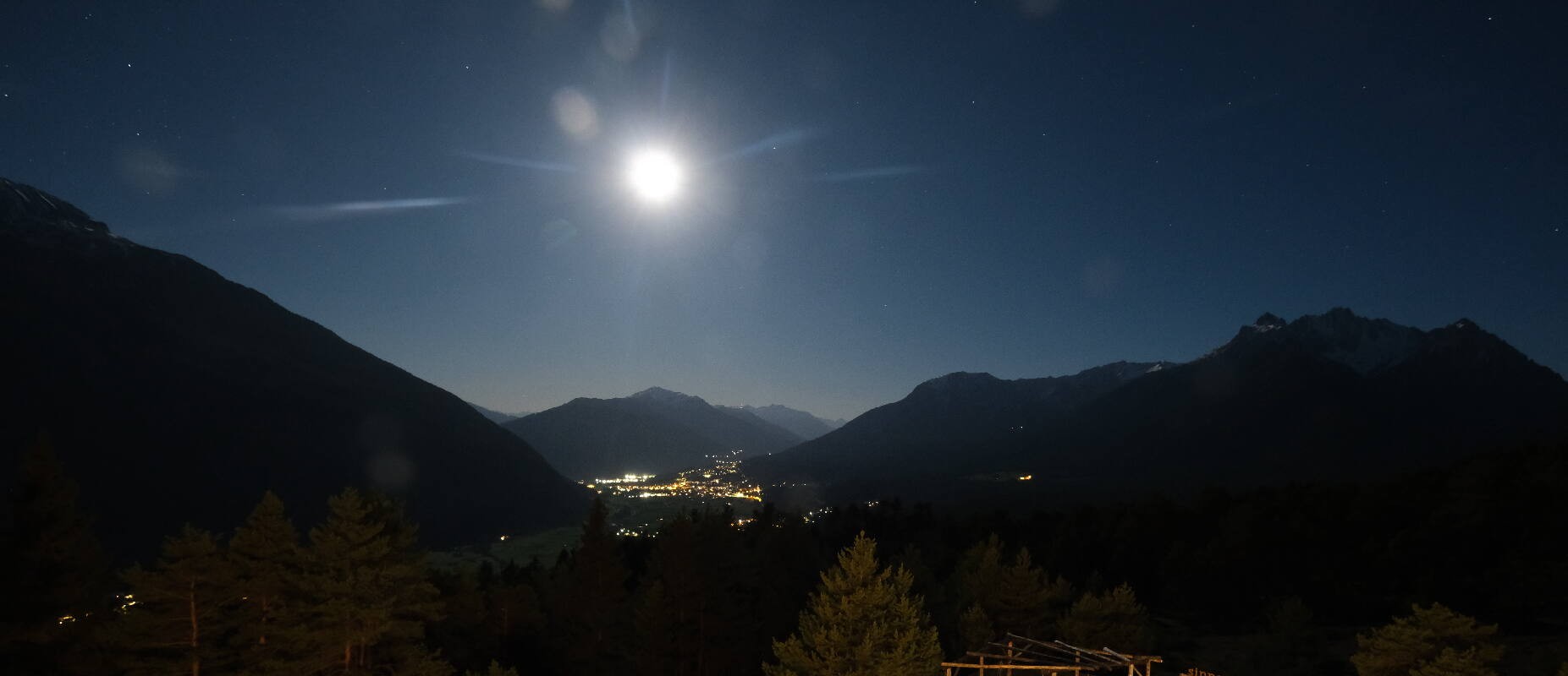 Archiv Foto Webcam Tarrenz - Blick vom Kappakreuz auf Imst