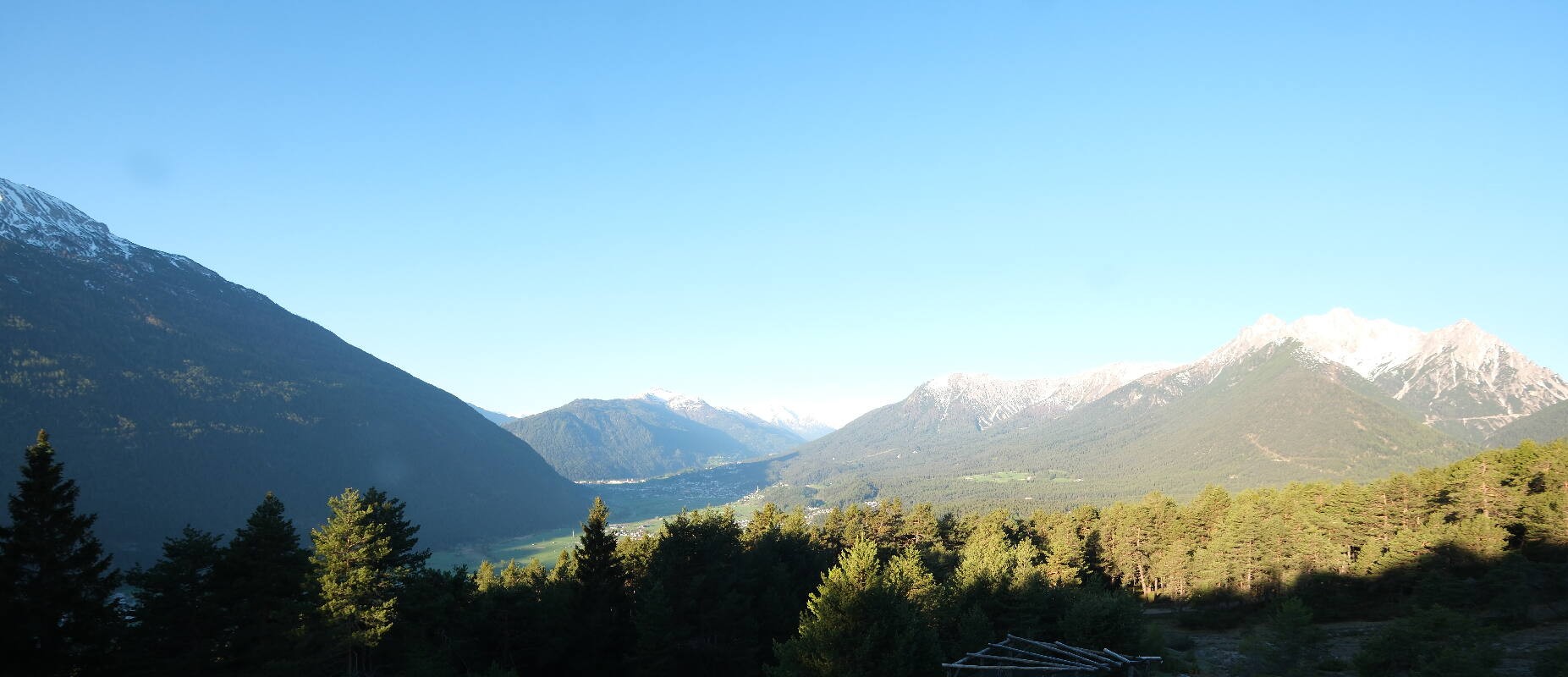 Archiv Foto Webcam Tarrenz - Blick vom Kappakreuz auf Imst