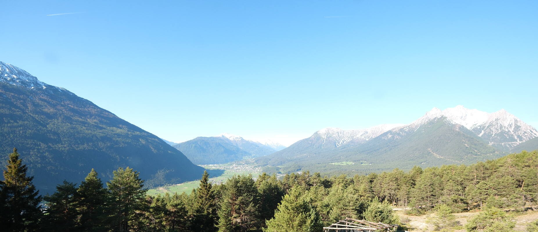 Archiv Foto Webcam Tarrenz - Blick vom Kappakreuz auf Imst