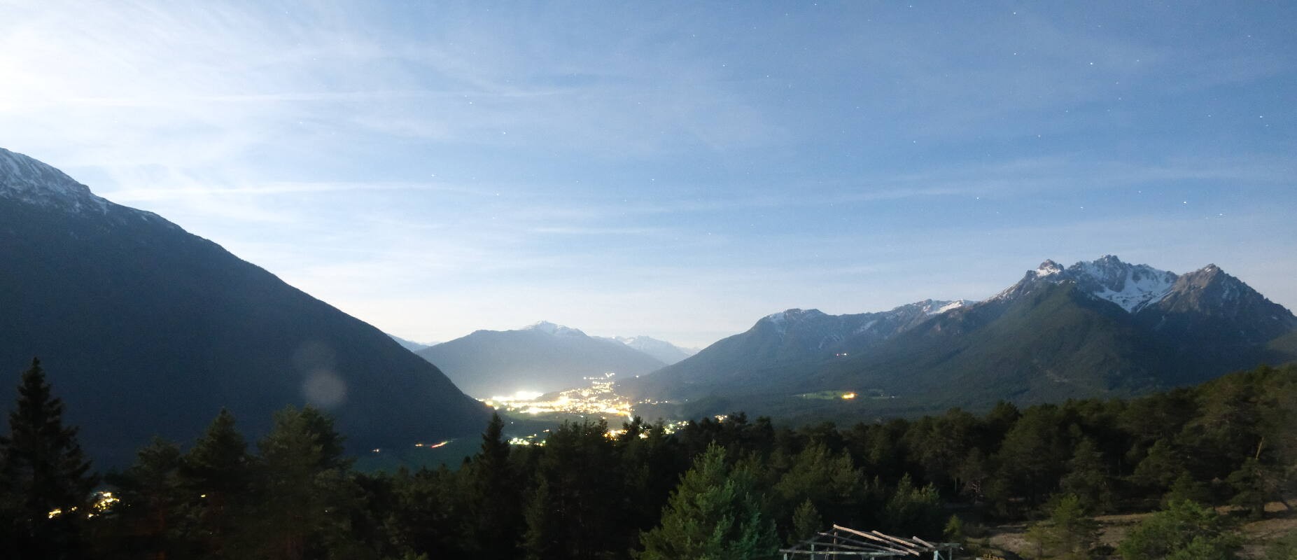 Archiv Foto Webcam Tarrenz - Blick vom Kappakreuz auf Imst