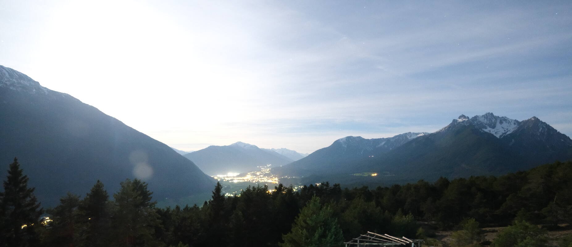 Archiv Foto Webcam Tarrenz - Blick vom Kappakreuz auf Imst
