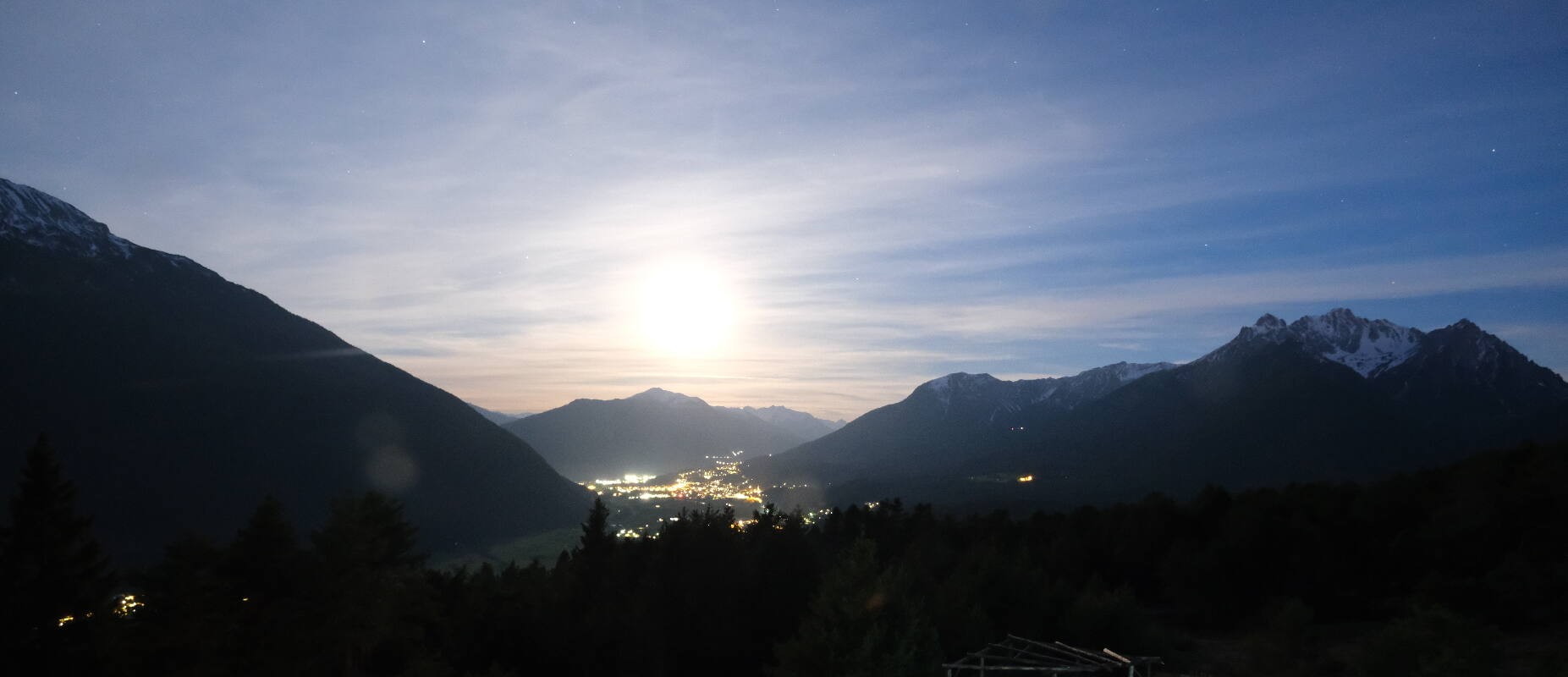 Archiv Foto Webcam Tarrenz - Blick vom Kappakreuz auf Imst