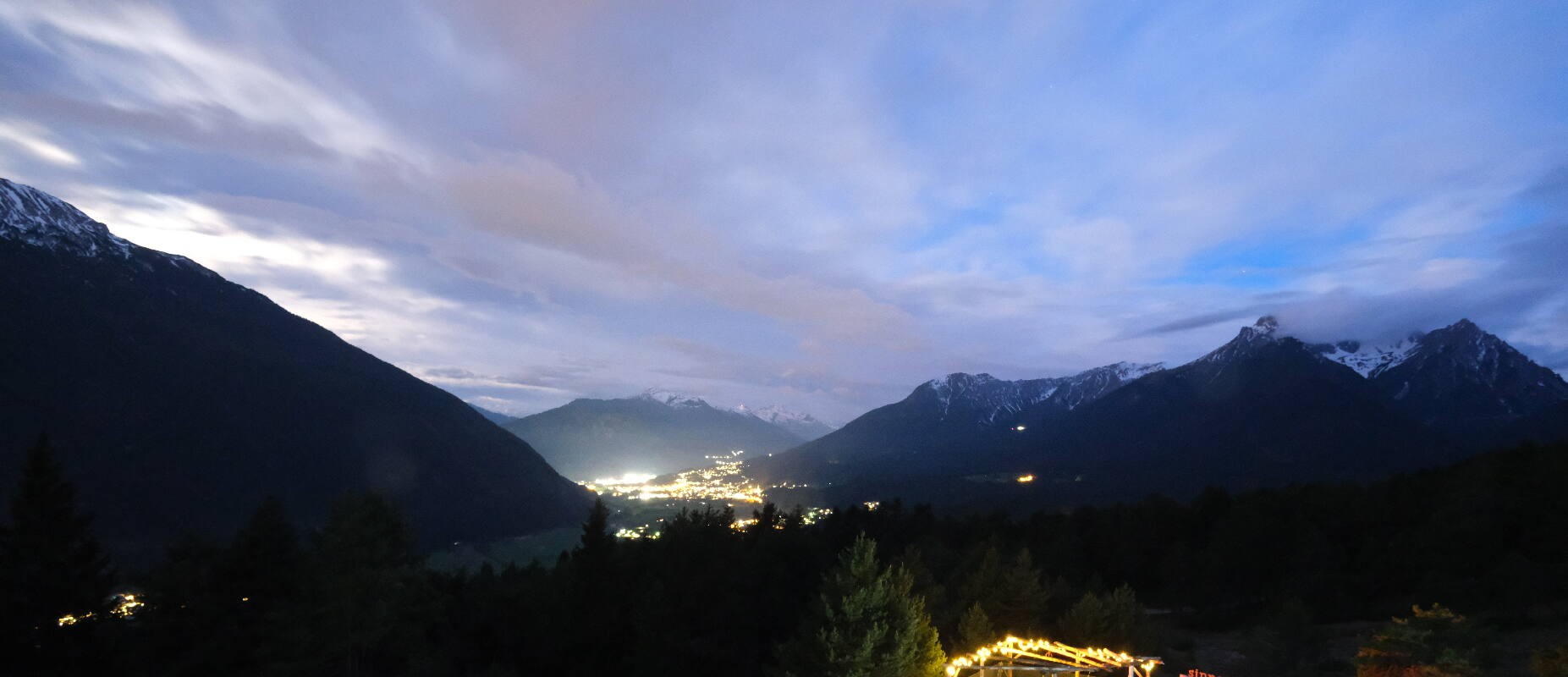 Archiv Foto Webcam Tarrenz - Blick vom Kappakreuz auf Imst