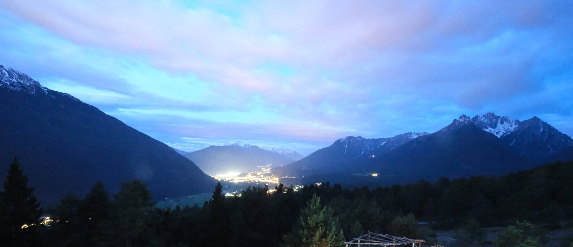 Archiv Foto Webcam Tarrenz - Blick vom Kappakreuz auf Imst