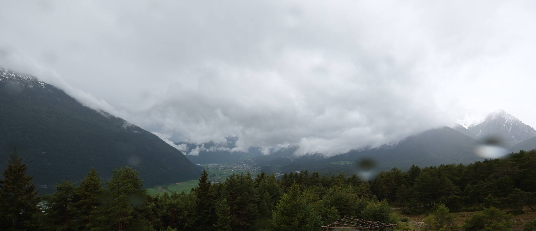 Archiv Foto Webcam Tarrenz - Blick vom Kappakreuz auf Imst