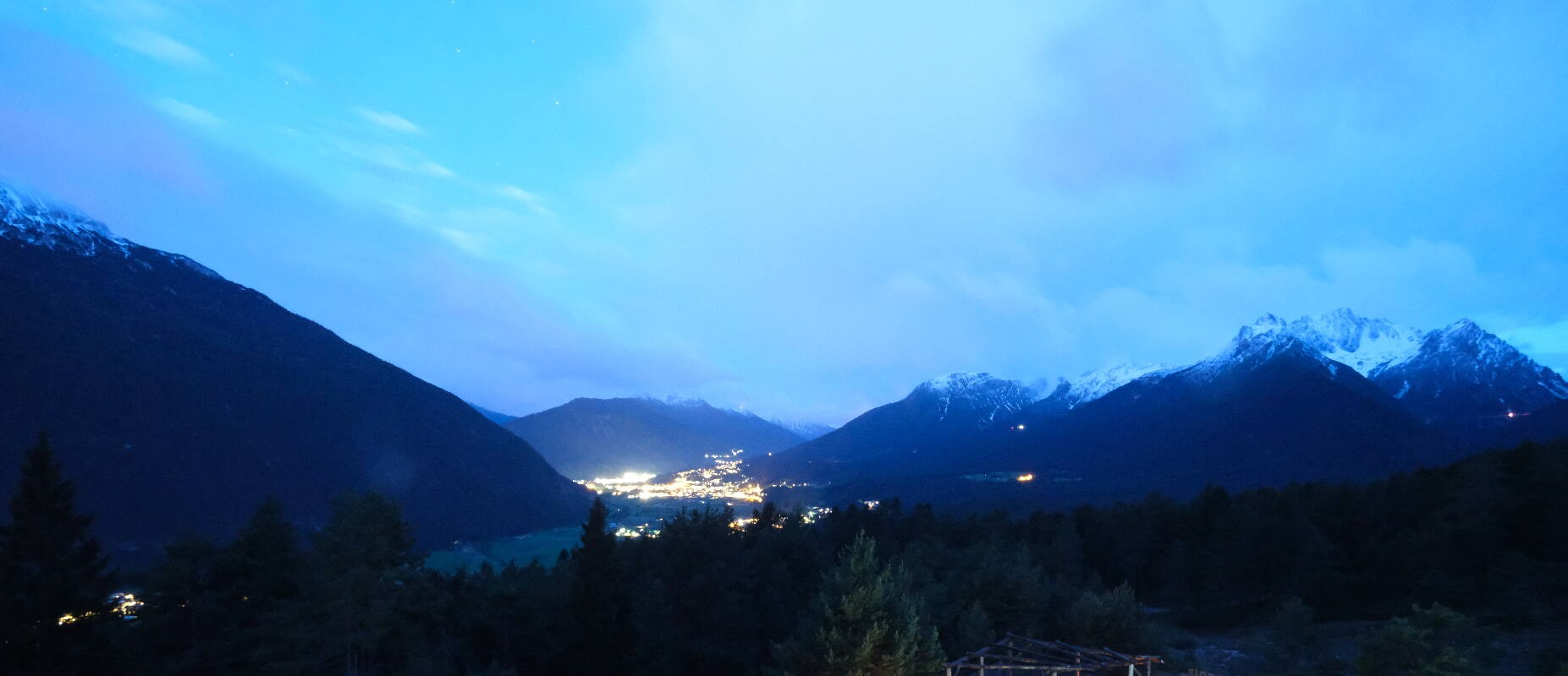 Archiv Foto Webcam Tarrenz - Blick vom Kappakreuz auf Imst