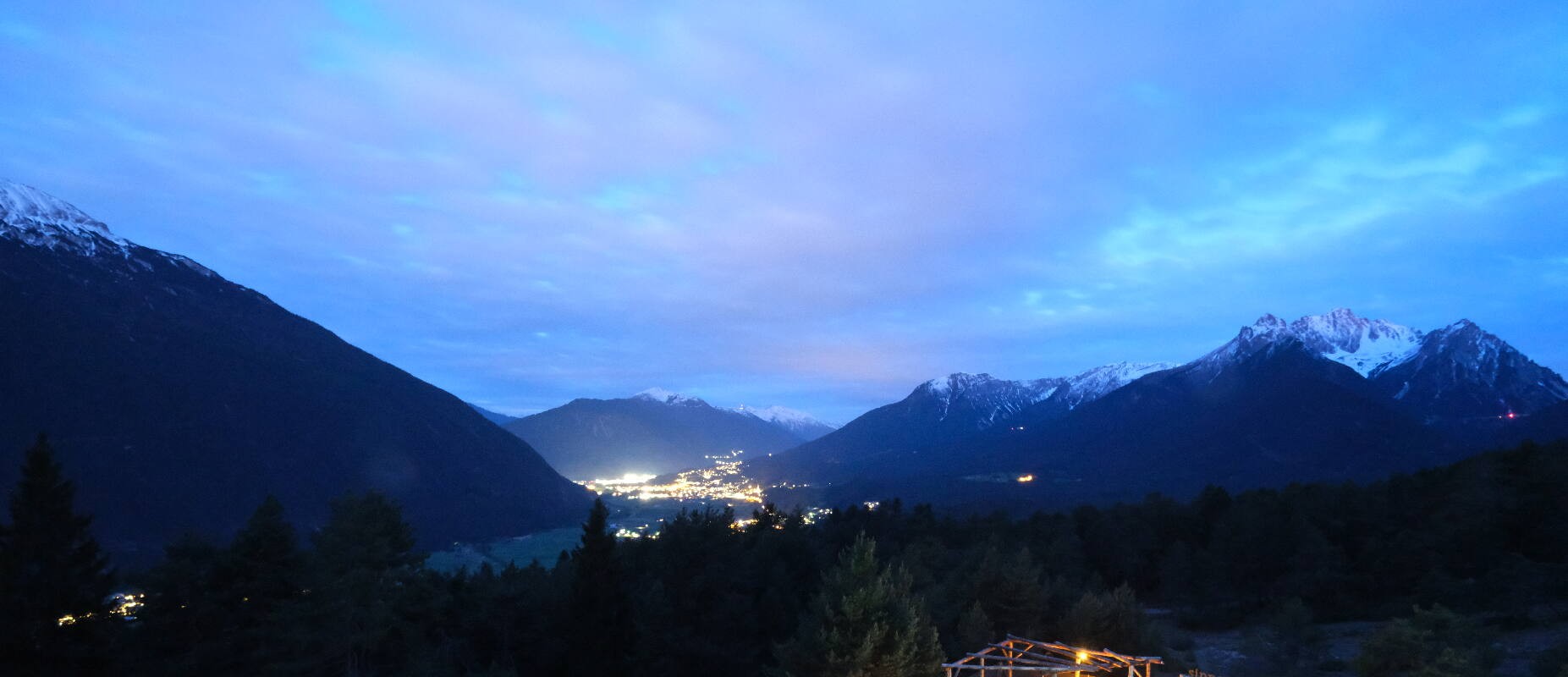 Archiv Foto Webcam Tarrenz - Blick vom Kappakreuz auf Imst