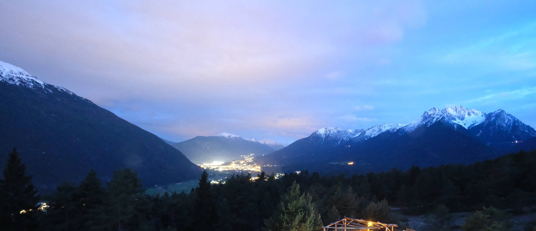 Archiv Foto Webcam Tarrenz - Blick vom Kappakreuz auf Imst