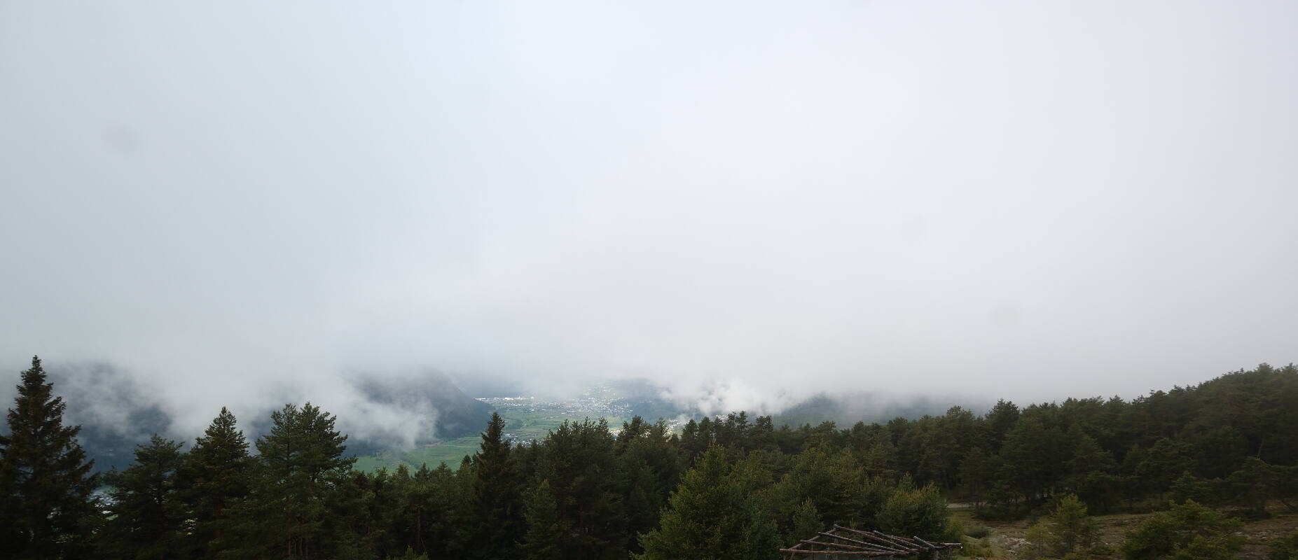 Archiv Foto Webcam Tarrenz - Blick vom Kappakreuz auf Imst