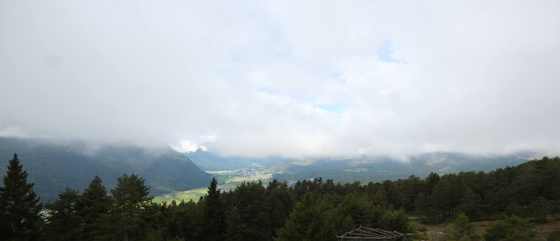 Archived image Webcam Tarrenz - View from Kappakreuz to Imst