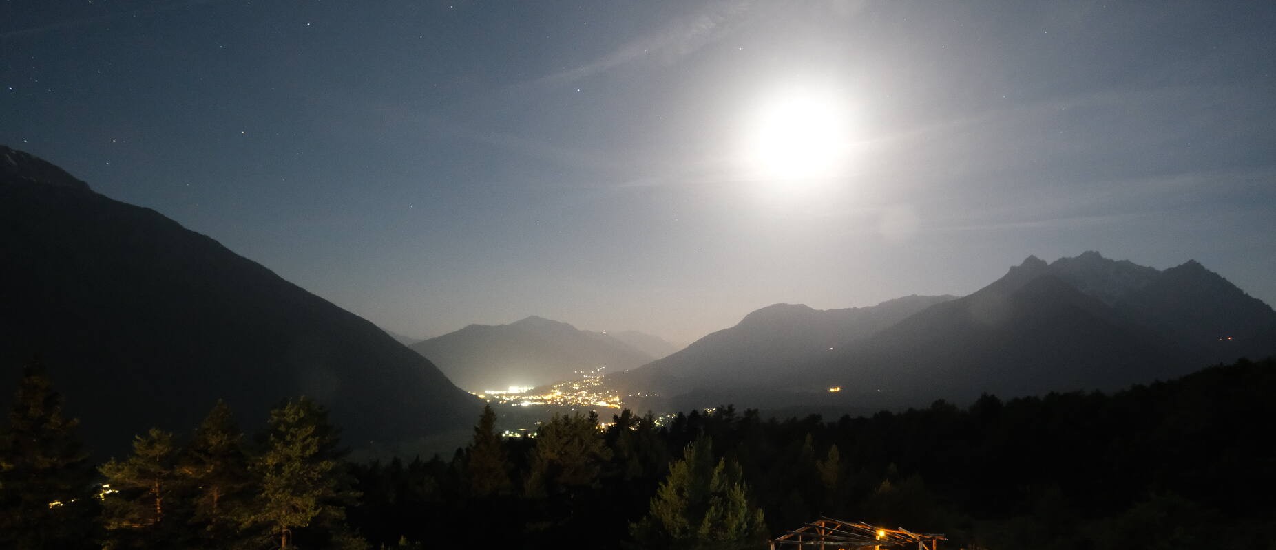 Archiv Foto Webcam Tarrenz - Blick vom Kappakreuz auf Imst